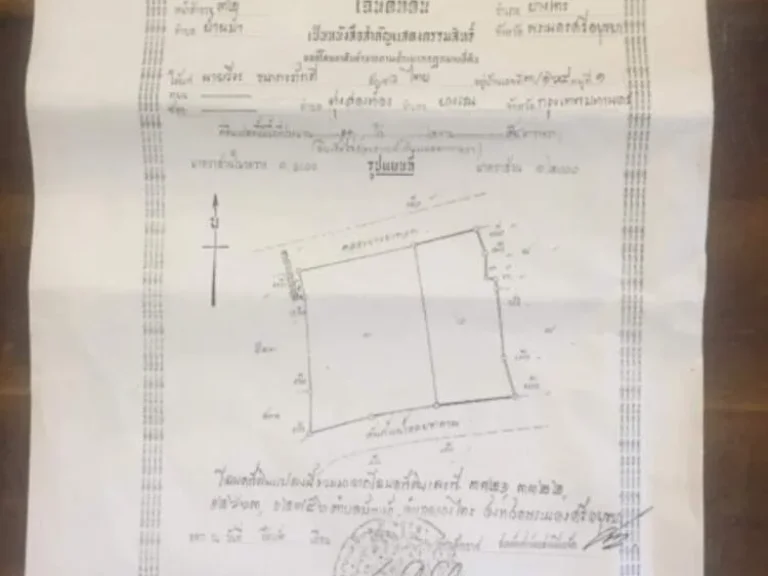 ขายที่ดินสวยทำเลดีติดคลองพระยาบรรลือ บางไทร อยุธยา