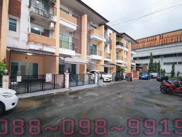 ขายทาวน์โฮม 3 ชั้น 175 ตรว หมู่บ้านมายเพลส My Place อ่อนนุช17แยก16 พร้อมอยู่ ถูกสุดในโครงการ