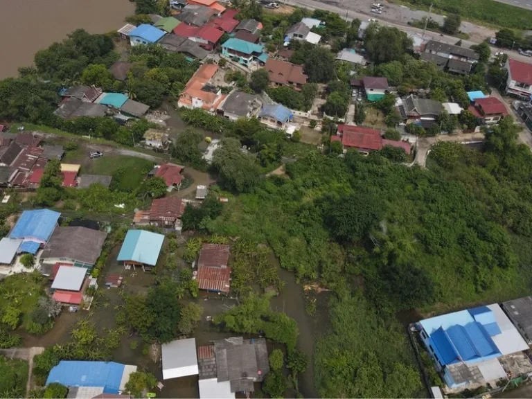 ขาย ที่ดินสวย พร้อมบ้าน ติดแม่น้ำป่าสัก 4 ไร่ อำเภอนครหลวง อยุธยา