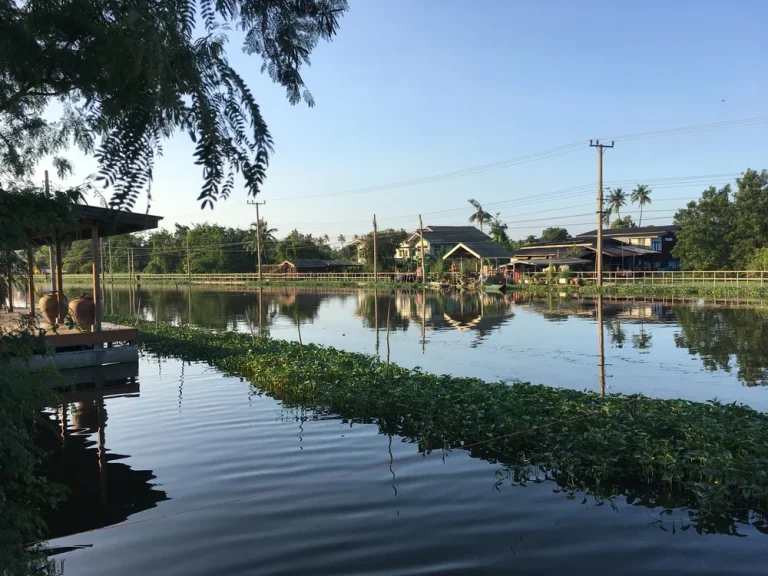 ขาย ที่ดินสวยสุดในหมู่บ้านนนท์นที ติดคลองบางบัวทอง MRT บางพลู 167ตรวาๆ 39000บาท