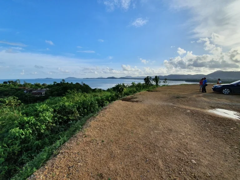 ขายที่ดินเปล่าติดทะเล 12ไร่ วิวทะเลอ่าวปอ360องศา ภูเก็ต Land for sale on the beach 12 rai 360 degree sea view of Ao Por Phuket