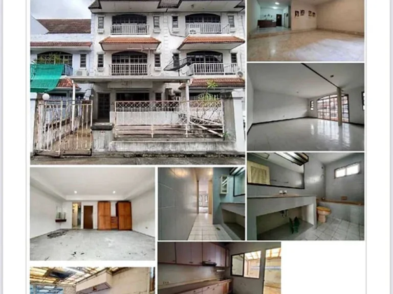 ขายทาวส์เฮ้าส์ 4 ชั้น 41 ตรว สุขุมวิท 71 For Sale - Townhouse 4 Storey Sukhumvit 71