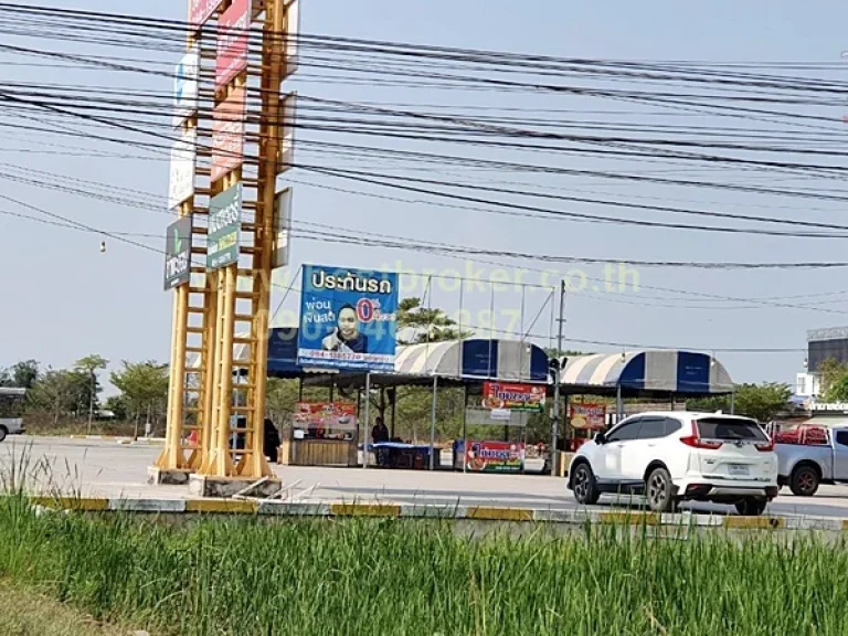 ขาย ที่ดิน ถมแล้ว 8 ไร่ 271 วา พร้อมผู้เช่า ทำเลดีมาก ติดถนนแยกนพวงศ์