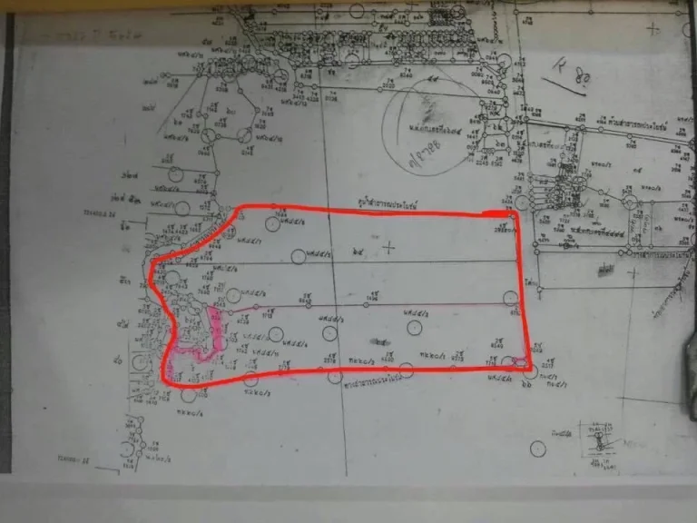 ขายที่ดินด่านนอกเนื้อที่ 90-2-43 ไร่ 4 โฉนดหน้ากว้างติดถนนทางหลวง 240 เมตรตติดถนนข้าง 550 เมตร