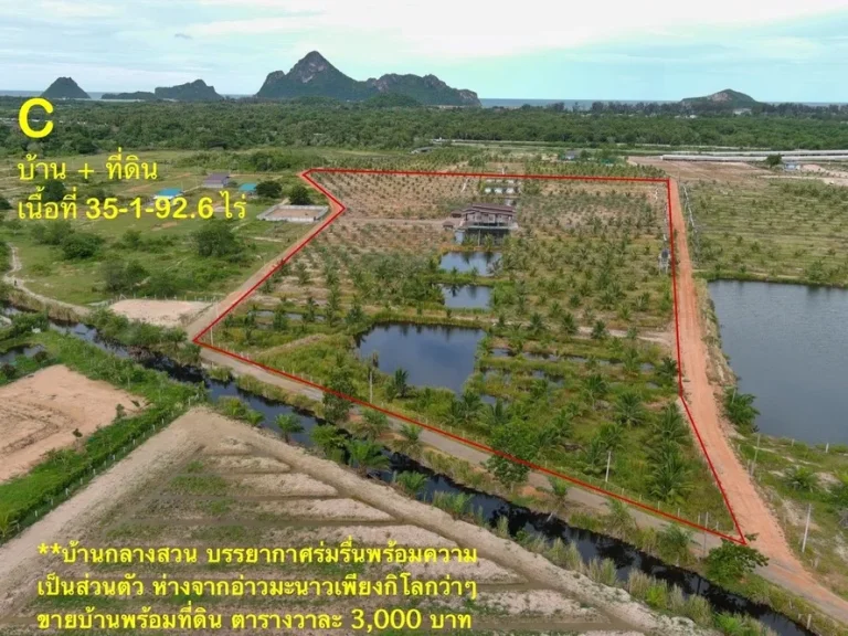 ขายที่ดินหลายแปลง ดอนทราย ทำเลดี บรรยากาศดี ตเกาะหลัก จประจวบคีรีขันธ์