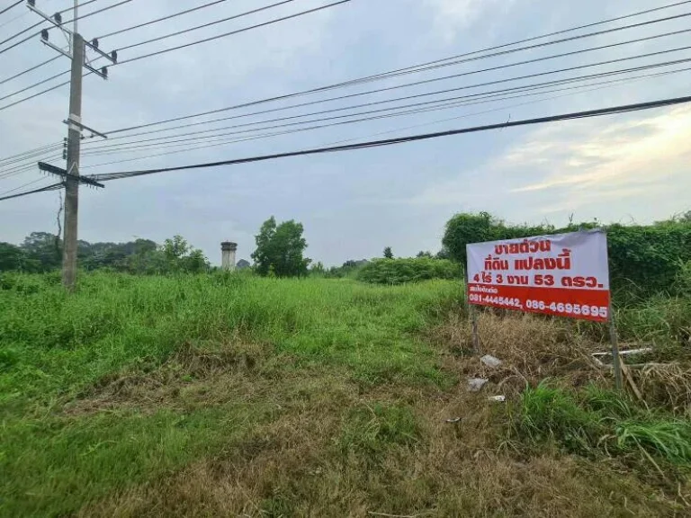 ขายที่ดิน ถมแล้ว ติดถนนสุวรรณศร อำเภอบ้านนา จังหวัดนครนายก