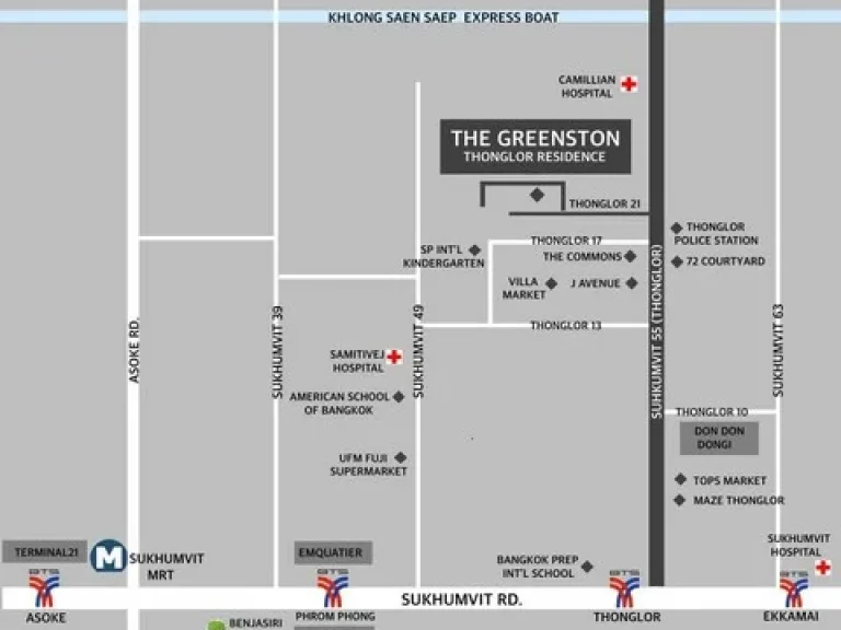 ให้เช่าห้องสวย ราคาโปรโมชั่น The Greenston Thonglor Residence