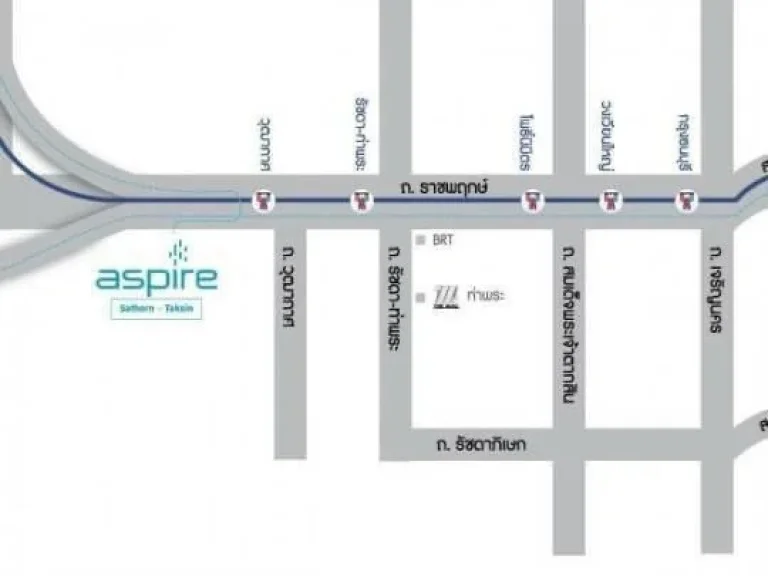 ขาย Aspire Condo สาทร-ตากสิน Timber Zone ใกล้บางหว้าอินเตอร์เชนจ์ 179 mb