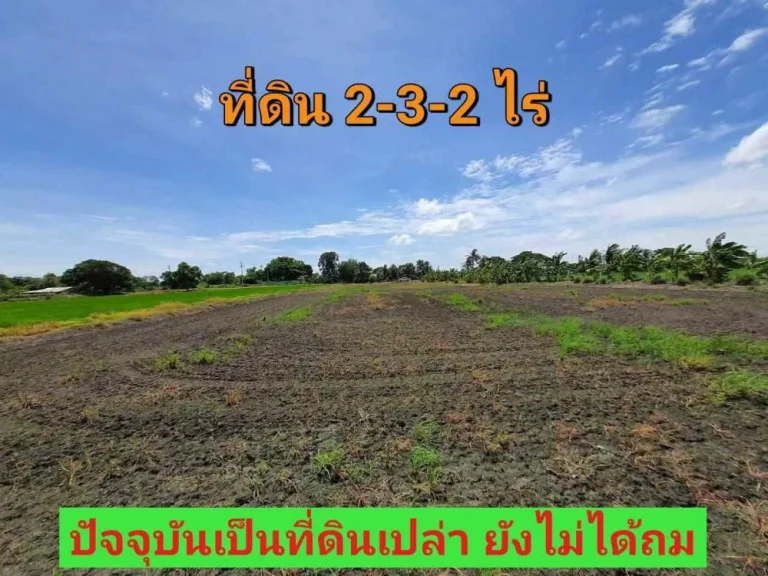 ขายที่ดินติดคลอง 2-3-2 ไร่ เหมาะสร้างบ้านสวน ถนนเลียบคลองโซนหก ใกล้ถนน340 อลาดหลุมแก้ว