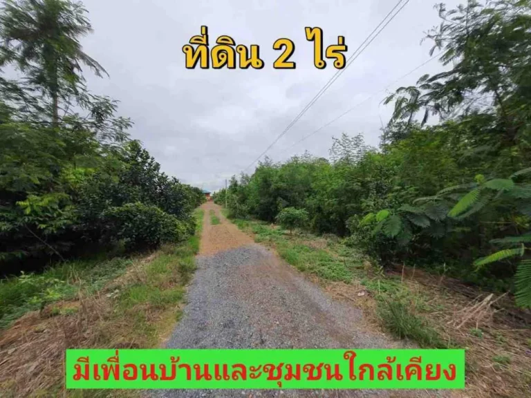 ขายต่ำกว่าราคาตลาด ที่ดิน 2 ไร่ ติดถนนคอนกรีตเลียบคลองหก ฝั่งตะวันตก อคลองหลวง