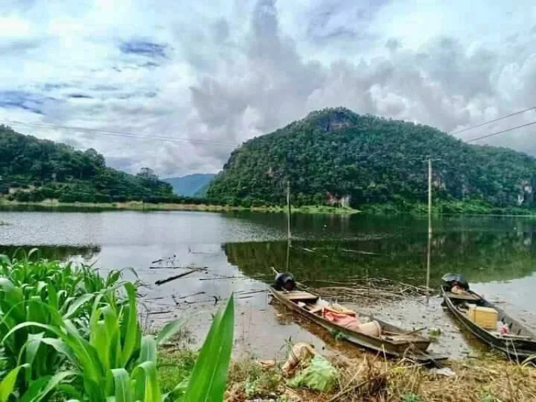 ขายที่ดินติดทะเลสาบ สันเขื่อนแม่งัด อพร้าว จเชียงใหม่