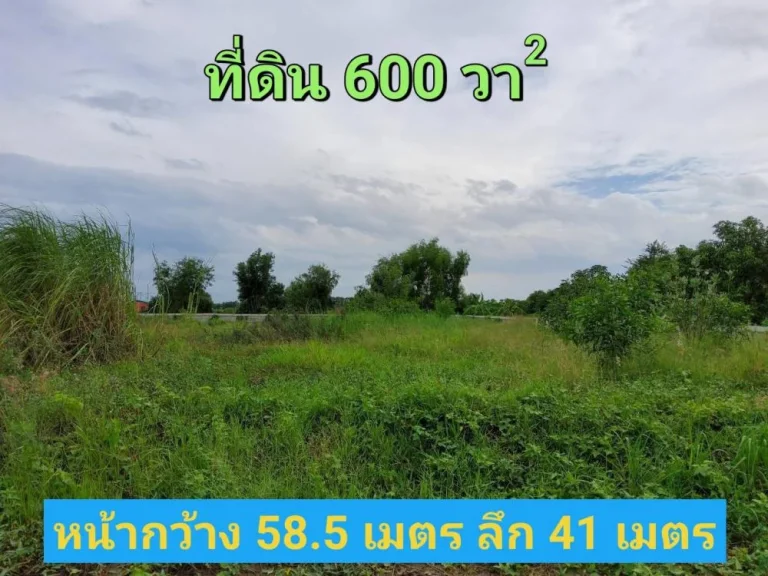 ขายที่ดินคลองห้า 600 ตารางวา แบ่งได้ ถมแล้วทั้งแปลง คลองห้าตะวันออก41สุขสำราญ อคลองหลวง จปทุมธานี