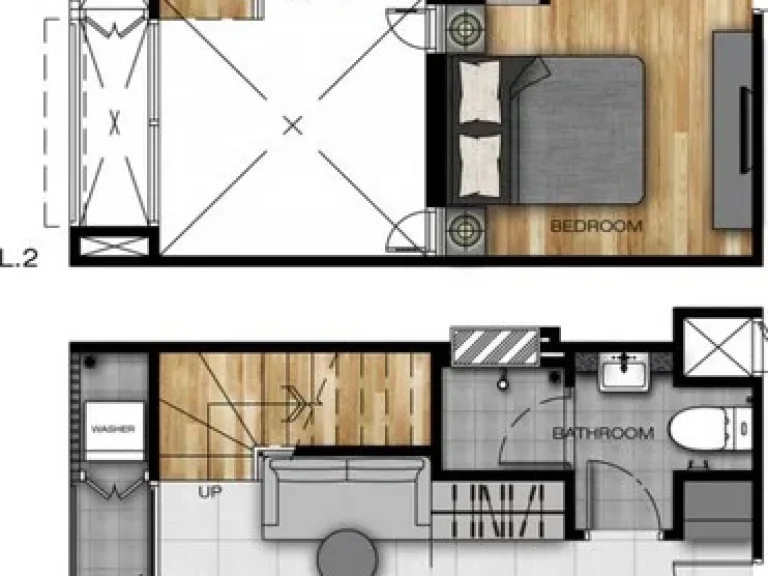 ขายคอนโด ถูกที่สุด แอลลอฟท์ รัชดา 19 ห้อง Duplex ติด MRT รัชดา พื้นที่ 394 ตรม ราคา 36 ล้าน