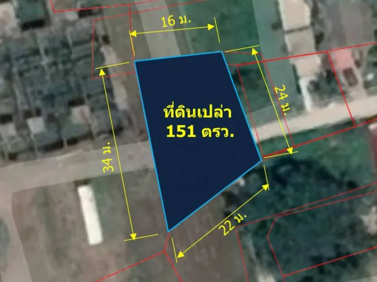 ขายที่ดินเปล่า 151 ตรว ตสันกลาง อสันกำแพง จเชียงใหม่