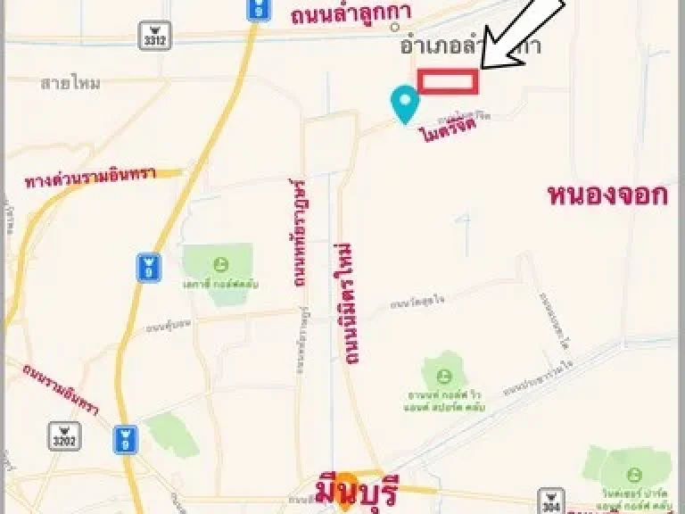 ขายบ้านพร้อมที่ดิน ติดถนนนิมิตรใหม่ เนื้อที่ 7-2-3 ไร่