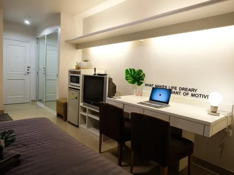 ให้เช่าระยะสั้น I-House Laguna garden RCA ห้องสวย ตกแต่งใหม่ พร้อมเข้าอยู่