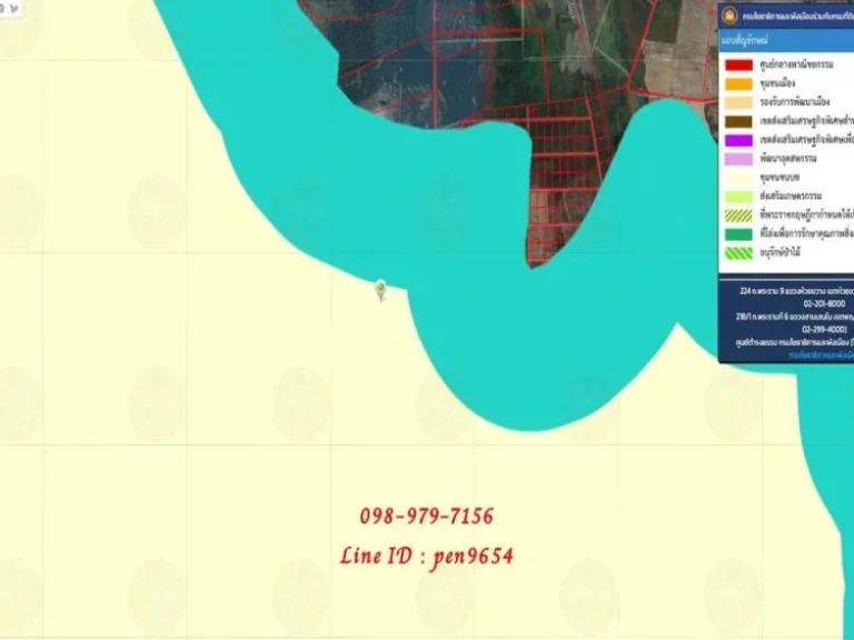 ขายที่ดิน 38 ไร่ ติดอ่างเก็บน้ำรัชโรธร ผังสีเหลืองอ่อน