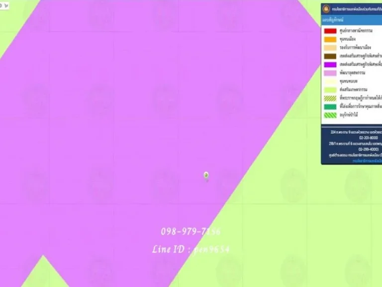ขายที่ดินผังสีม่วง ขนาดที่ดิน 22 ไร่ 3 งาน 55 ตารางวา ซอยตลาดปองพล จฉะเชิงเทรา