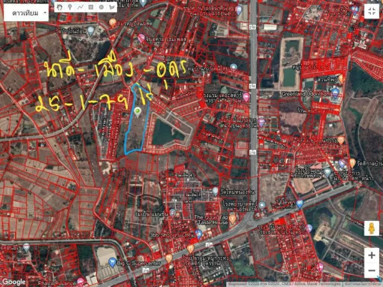 ขายที่ดิน 25-1-79 ไร่ ตนาดี อเมือง จอุดรธานี