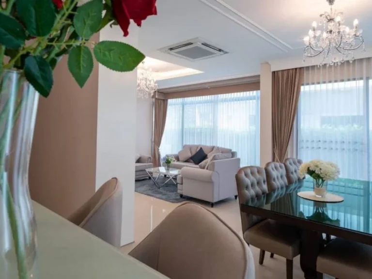 For Rent ให้เช่าบ้านเดี่ยว 4 ห้องนอน The Grand บางนา-วงแหวน พร้อมเฟอร์ บางนา