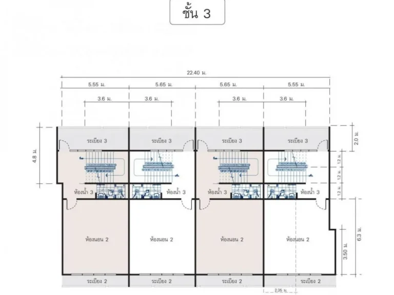 ขายอาคารพาณิชย์ 4 ชั้น 4 คูหา ซอยลาดพร้าว101 แยก46 เขตบางกะปิ ขายพร้อมผู้เช่าทั้ง4ห้อง