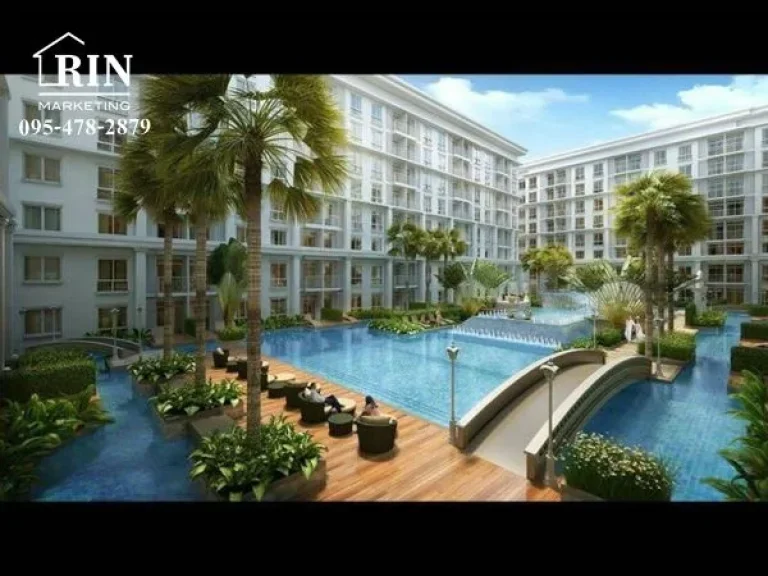 ขายคอนโดThe Orient Pattayaห้องสวยวิวสระ 1bedroom3467ตรม Fully furnishedตกแต่งหรูหราสไตล์ยุโรป