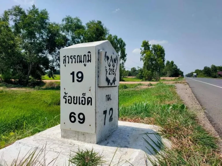 ขายที่ดินสวย ยกแปลงติดถนนหลวงเส้น 215 ด่วน 10-2-75 ไร่ ขายรวมยกทั้งแปลง