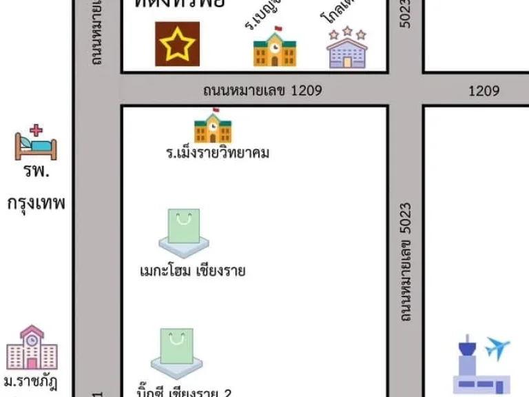 ขายที่ดิน ที่ดิน 21 ไร่ ม่วงคำ ตนางแล อเมือง จเชียงราย