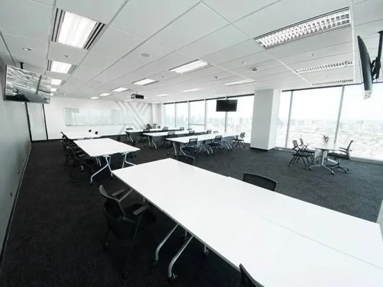 ให้เช่าสำนักงานชั่วคราว ราคาทุน ส่วนกลางครบ Office Space for Rent AIA Capital Center Ratchada 32nd Floor 241 SQM