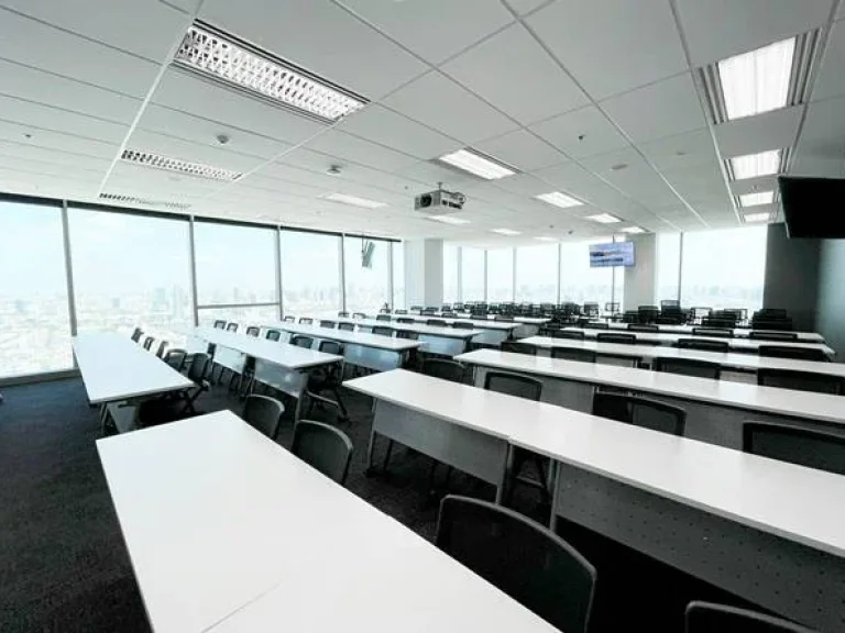 ให้เช่าสำนักงานชั่วคราว ราคาทุน ส่วนกลางครบ Office Space for Rent AIA Capital Center Ratchada 32nd Floor 241 SQM