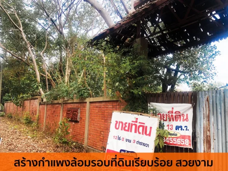 ขายด่วนที่ดินติดริมน้ำ ใจกลางเมืองอำนาจเจริญ ทำที่พัก บ้านจัดสรร ร้านอาหาร โรงเเรม