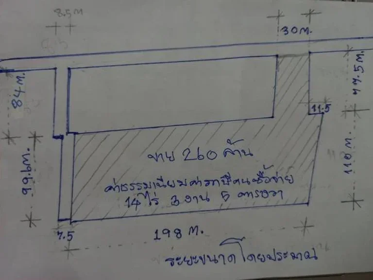 ขายที่ดิน ย่านสายไหม 14ไร่ ตรงข้ามทางลงมอเตอร์เวย์ฉลองรัตน์ ในซอย 500เมตร จากถนนสุขขาภิบาล5