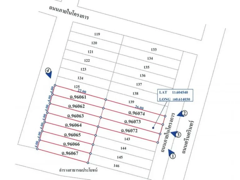 ขายอาคารพาณิชย์ 10 คูหา 4 ชั้น ติดถนนใหญ่ สมุทรปราการ