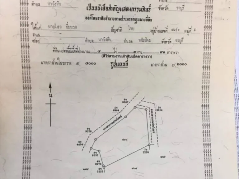 ขายที่ดินท้องนา สวย หน้ากว้างมากติดถนนคอนกรีต 8 เมตร ไฟฟ้า 3 เฟส อินเตอร์เน็ต ประปา ครบ มีคลองส่งน้ำ ติดที่ดิน ตนาวังหิน