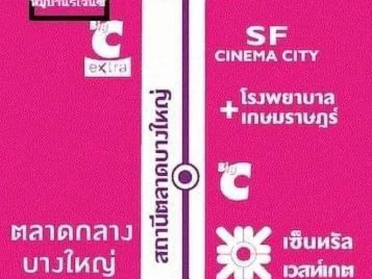 ขายทาวน์เฮ้าส์รีโนเวทใหม่ ใกล้ตลาดบางใหญ่ ใกล้สถานีรถไฟฟ้า