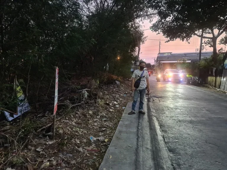 ขาย ที่ดิน 78 ตรว ติดถนนเลียบคลองทวีวัฒนา ย่านภาษีเจริญ กรุงเทพฯ