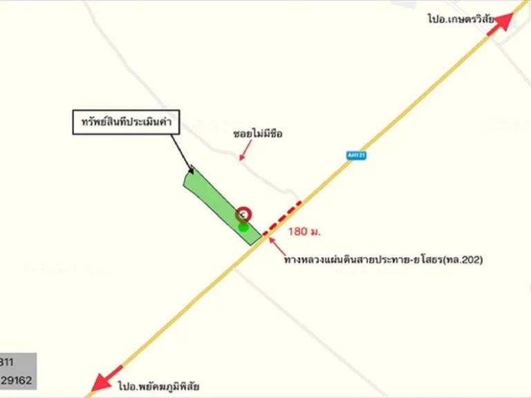 บ้านเดี่ยว ถนน สายประทาย - ยโสธร ทล202 ตำบล โนนสวรรค์ อำเภอ ปทุมรัตต์ จังหวัด ร้อยเอ็ด