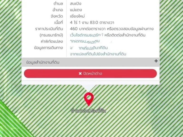 ขายที่ดิน วิวภูเขา 6-0-52 ไร่ ตสบเปิง อแม่แตง เชียงใหม่