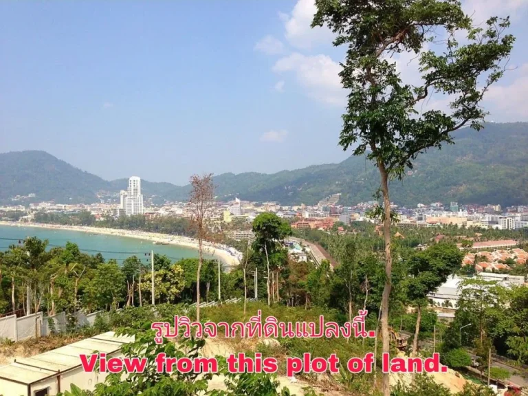 ขายที่ดิน ภูเก็ต ป่าตอง เนื้อที่10ไร่ วิวหาดเมืองป่าตอง Land for sale in Phuket Patong area 10 rai Patong city beach view