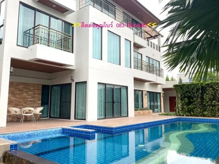 คฤหาสน์หรู ปล่อยให้เช่าบ้านหรูพร้อมสระว่ายน้ำส่วนตัว ย่านพระราม9 6 bedrooms Rental price 260000