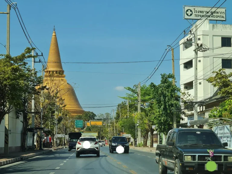 ขายที่ดิน นครปฐม 10 นาที ถึงองค์พระปฐมเจดีย์ ริมถนน เพชรเกษม ขาออก ห่างจากเซ็นทรัล 3 นาที