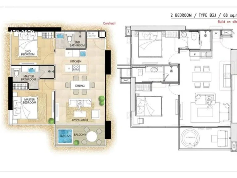 ขาย Riviera monaco 2bed ชั้น9 วิวทะเลอ่างjacuzzi ริมระเบียง ใกล้หาดจอมเทียน200มลด30 R097