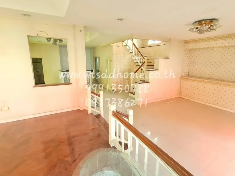 บ้านเดี่ยว 2 ชั้น มัณฑนา-รังสิต ที่ดิน 1045ตรว พื้นที่ใช้สอย300 ตรม