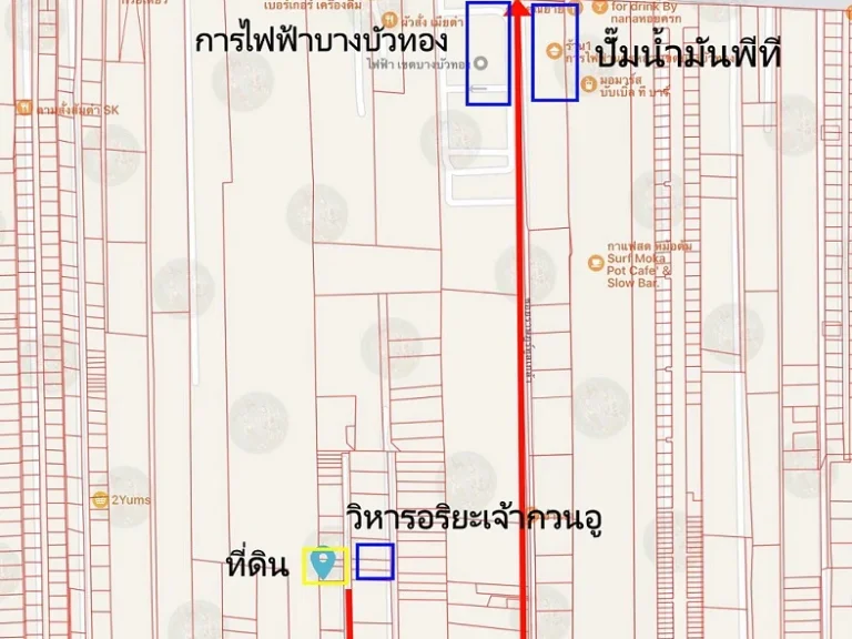 ขาย ที่ดิน 40 ตรวา ซราษฎร์ทูลเกล้า หลังวิหารอริยะเจ้ากวนอู บางกรวยไทรน้อย บางบัวทอง นนทบุรี