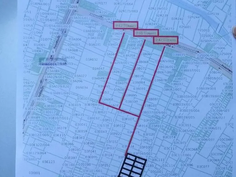 ขายที่ดินผังสีแดง ซอยเทพารักษ์ 8 สำโรง สมุทรปราการ 5-3-51 ไร่