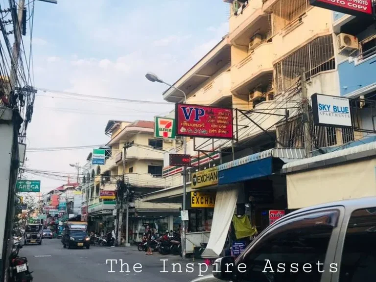 ขายที่ดินพร้อมห้องเช่า ในซอยบัวขาว พัทยา ที่ตั้ง อยู่ใจกลางซอยบัวขาว เมืองพัทยา