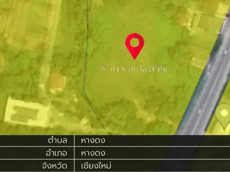 ขายที่ดินผังเหลือง ติดถนนใหญ่ 10-1-2 ไร่ ใกล้บิ๊กซีหางดง เชียงใหม่