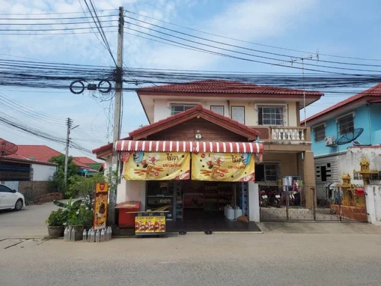 ขายบ้านแฝด 2 ชั้น ถนนเมน หน้าปากซอย 6 โครงการพระปิ่น 9 อบางปะอิน จอยุธยา