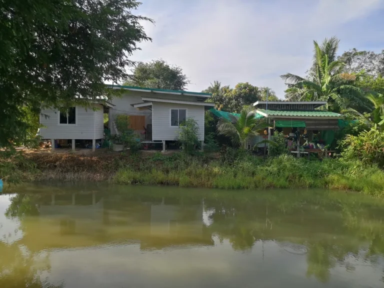 ที่ดินพร้อมบ้านพักอาศัยแนวรีสอนและทำเกตรพอเพี่ยงพล้อมเข้าอยู่อาศัยได้เลย