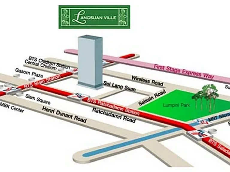 หลังสวน วิลล์ ใกล้รถไฟฟ้า BTS ชิดลม ห้องใหญ่พิเศษ 111 ตรม 1 ห้องนอนใหญ่ ชั้น8 วิวเมือง ตกแต่งครบ